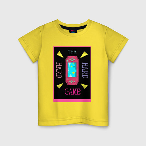 Детская футболка Portable console / Желтый – фото 1
