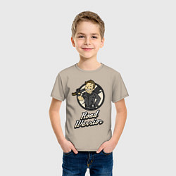 Футболка хлопковая детская Vault mad Max, цвет: миндальный — фото 2