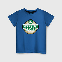 Футболка хлопковая детская Celtics camps, цвет: синий