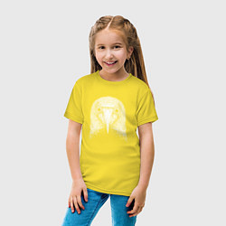 Футболка хлопковая детская Голова олуши, цвет: желтый — фото 2