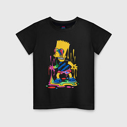 Футболка хлопковая детская Color Bart, цвет: черный