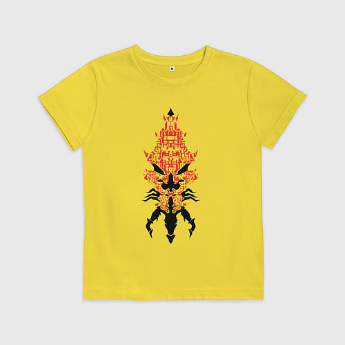 Детская футболка Левиафан Mass Effect / Желтый – фото 1