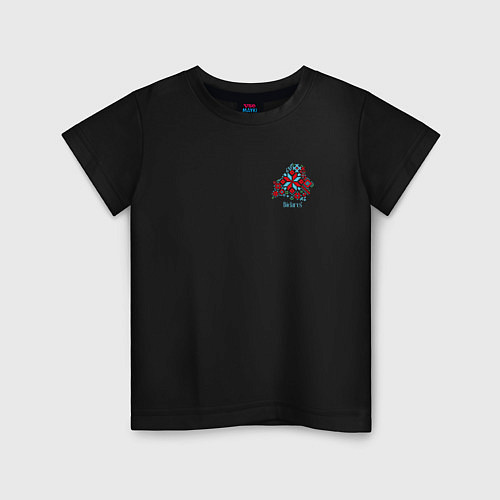 Детская футболка Беларусь Латинка / Черный – фото 1