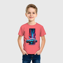 Футболка хлопковая детская Красная площадь 2082, цвет: коралловый — фото 2