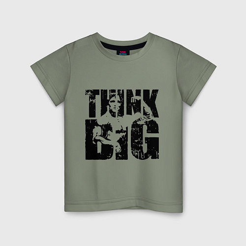Детская футболка Арнольд - мысли масштабно / Авокадо – фото 1