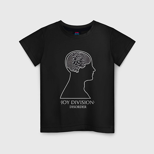 Детская футболка Joy Division - Disorder / Черный – фото 1