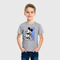 Футболка хлопковая детская So funny Mickey, цвет: меланж — фото 2