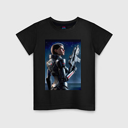 Детская футболка Mass effect - character ai art