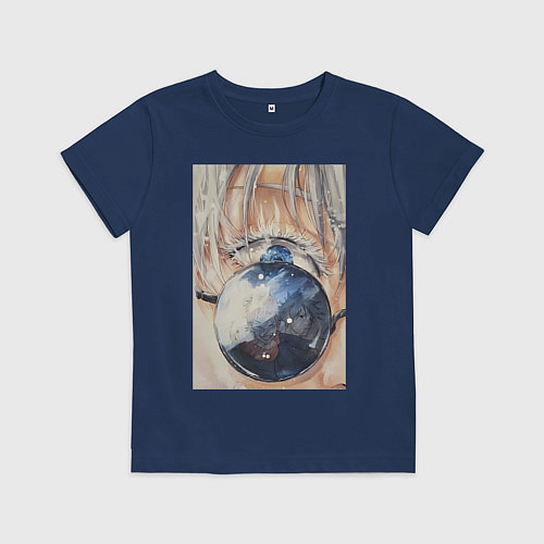 Детская футболка Годжо Сатору Юдзи Итадори / Тёмно-синий – фото 1
