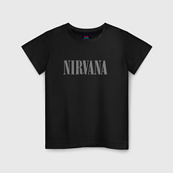 Футболка хлопковая детская Nirvana black album, цвет: черный