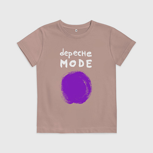 Детская футболка Depeche Mode - Devotional circle / Пыльно-розовый – фото 1