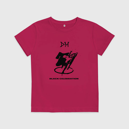 Детская футболка Depeche Mode - black celebration box / Маджента – фото 1