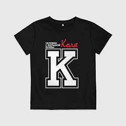 Футболка хлопковая детская Коля человек с большой буквы, цвет: черный