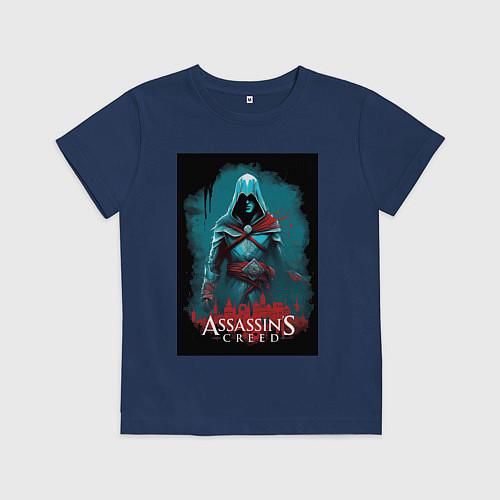 Детская футболка Assassins creed тайные секреты / Тёмно-синий – фото 1