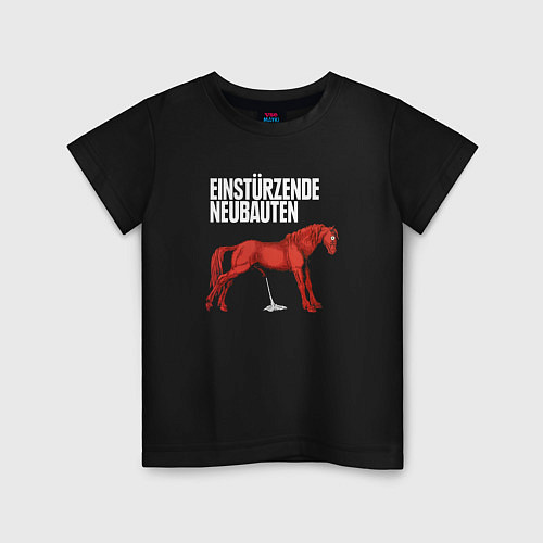 Детская футболка Einstrzende Neubauten - Horse / Черный – фото 1