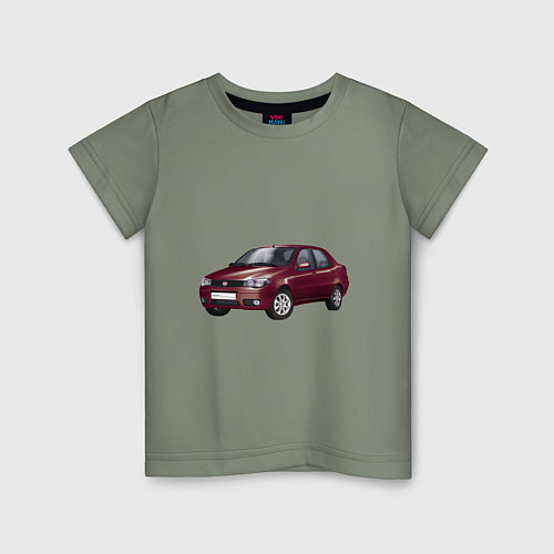 Детская футболка Fiat Albea / Авокадо – фото 1
