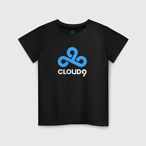 Детская футболка Cloud9 - pattern / Черный – фото 1