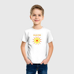 Футболка хлопковая детская Solar Fire, цвет: белый — фото 2