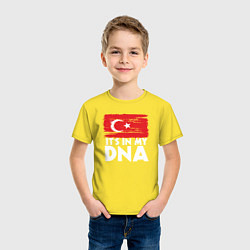 Футболка хлопковая детская Турция в ДНК, цвет: желтый — фото 2
