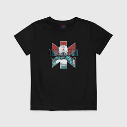 Футболка хлопковая детская Traumateam, цвет: черный