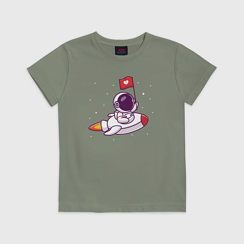Детская футболка Космос это любовь / Авокадо – фото 1
