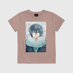 Футболка хлопковая детская Ванитас, цвет: пыльно-розовый