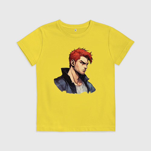 Детская футболка Красный герой / Желтый – фото 1