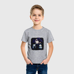 Футболка хлопковая детская Depeche Mode - Devotional in your room, цвет: меланж — фото 2