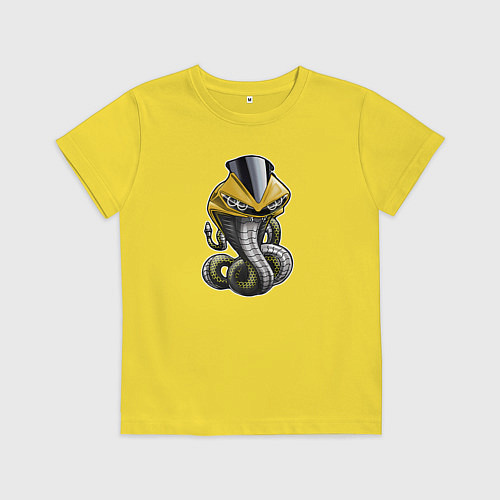 Детская футболка Yamaha R6 Snake / Желтый – фото 1