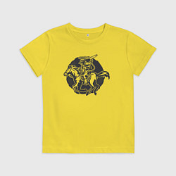 Футболка хлопковая детская Cowboy, цвет: желтый