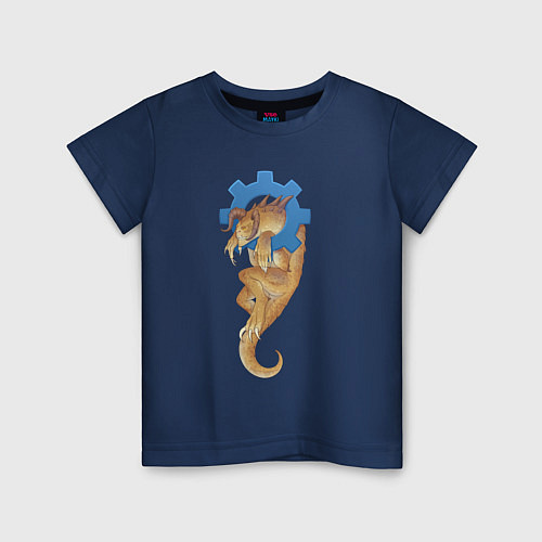 Детская футболка Коготь смерти / Тёмно-синий – фото 1