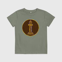 Футболка хлопковая детская Лахмиды из Total War: Attila, цвет: авокадо