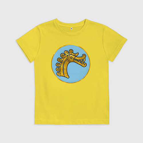 Детская футболка Даны из Total War: Attila / Желтый – фото 1