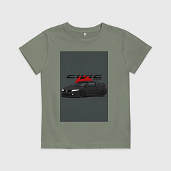 Футболка хлопковая детская Honda Civic, цвет: авокадо