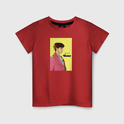 Футболка хлопковая детская J-hope Butter, цвет: красный