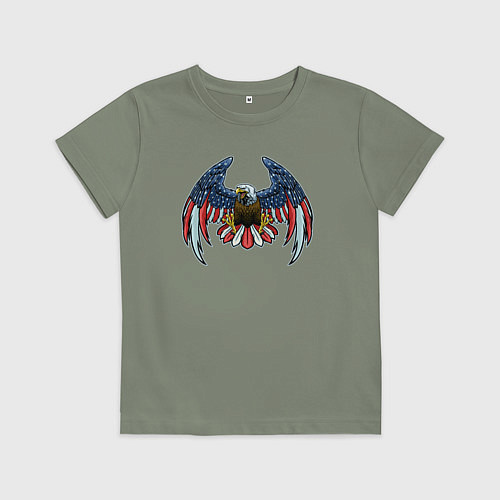 Детская футболка Eagle of USA / Авокадо – фото 1