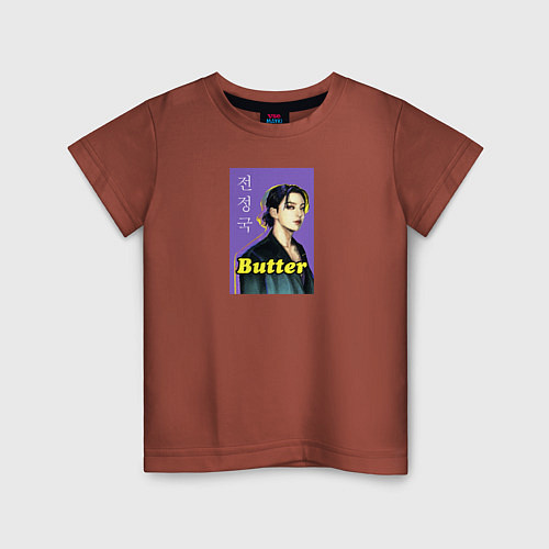 Детская футболка Butter JK / Кирпичный – фото 1