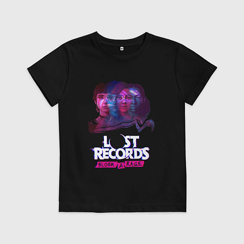 Детская футболка Персонажи Lost records bloom and rage / Черный – фото 1