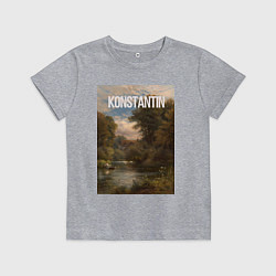 Детская футболка Konstantin озеро в лесу