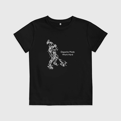 Детская футболка Depeche Mode - Work Hard / Черный – фото 1