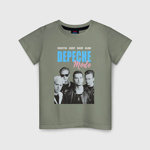 Детская футболка Depeche Mode Vintage / Авокадо – фото 1