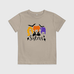 Футболка хлопковая детская The Witch Sisters - Hocus Pocus, цвет: миндальный
