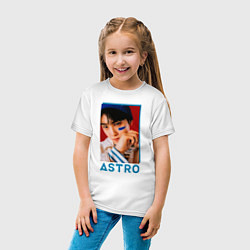 Футболка хлопковая детская Astro Ли Дон Мин, цвет: белый — фото 2