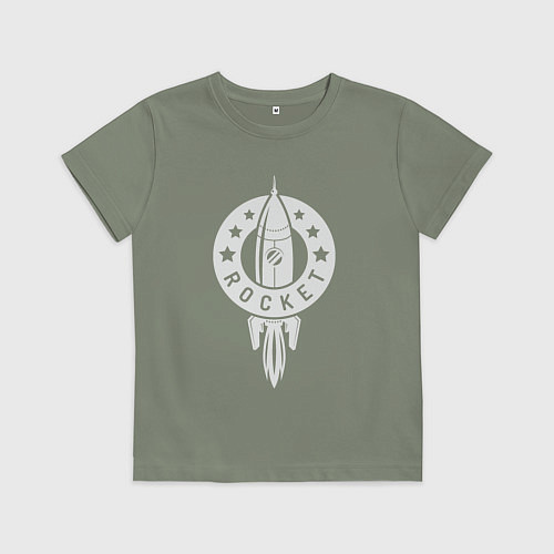 Детская футболка Rocket / Авокадо – фото 1