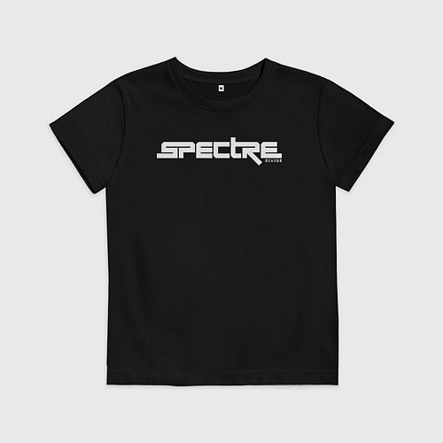 Детская футболка Spectre divide logotype / Черный – фото 1