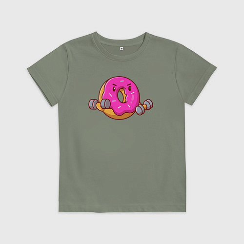 Детская футболка Спортивный пончик / Авокадо – фото 1