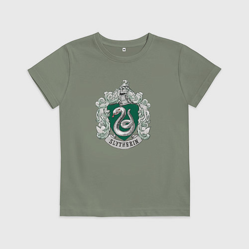 Детская футболка Герб Слизерина / Авокадо – фото 1