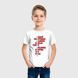 Футболка хлопковая детская Money heist gang, цвет: белый — фото 2