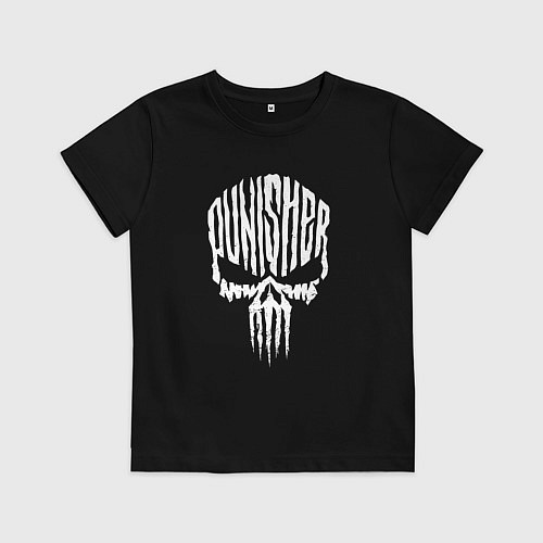 Детская футболка Каратель / Черный – фото 1