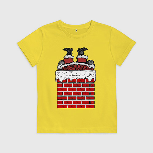 Детская футболка Рождество отменяется / Желтый – фото 1